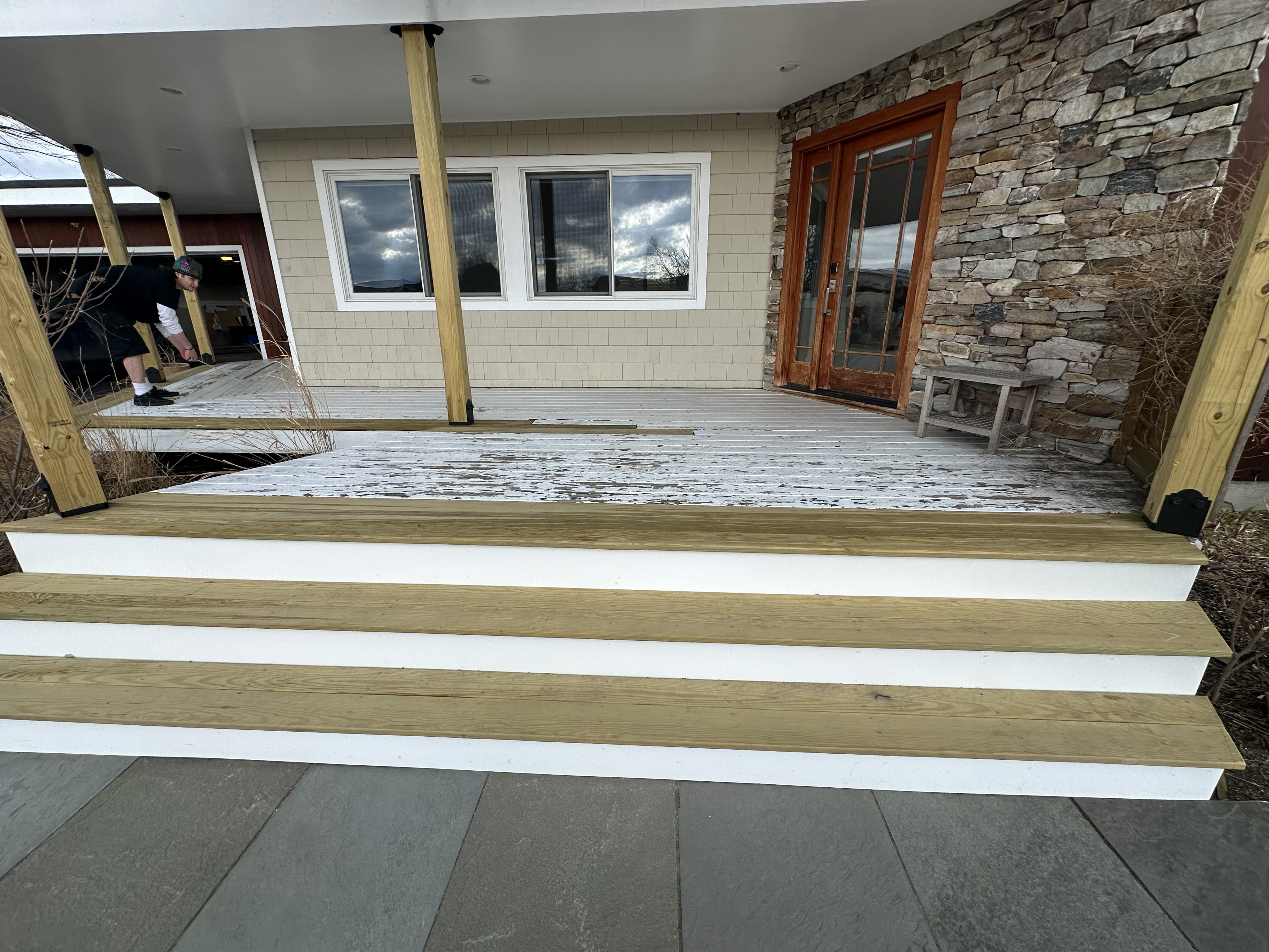 Before: Porch Refinish